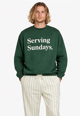 Pockies - Sudadera 'Sundays' en verde: frente