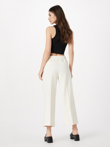 Wide Leg Pantalon à plis COMMA en beige