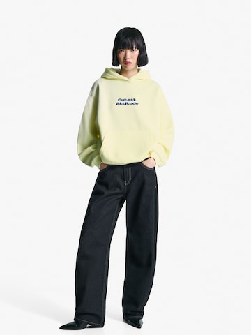 Bershka Mikina - Žltá