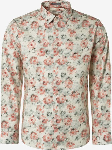 No Excess Button Up Shirt in Red: front