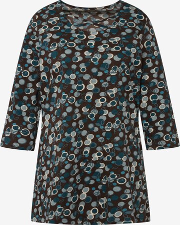 Ulla Popken Shirt in Blauw: voorkant