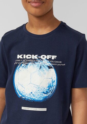 T-Shirt s.Oliver en bleu : devant