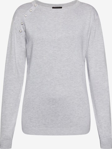 Pull-over NAEMI en gris : devant