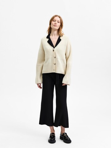 SELECTED FEMME Knit Cardigan 'Fry' in Beige