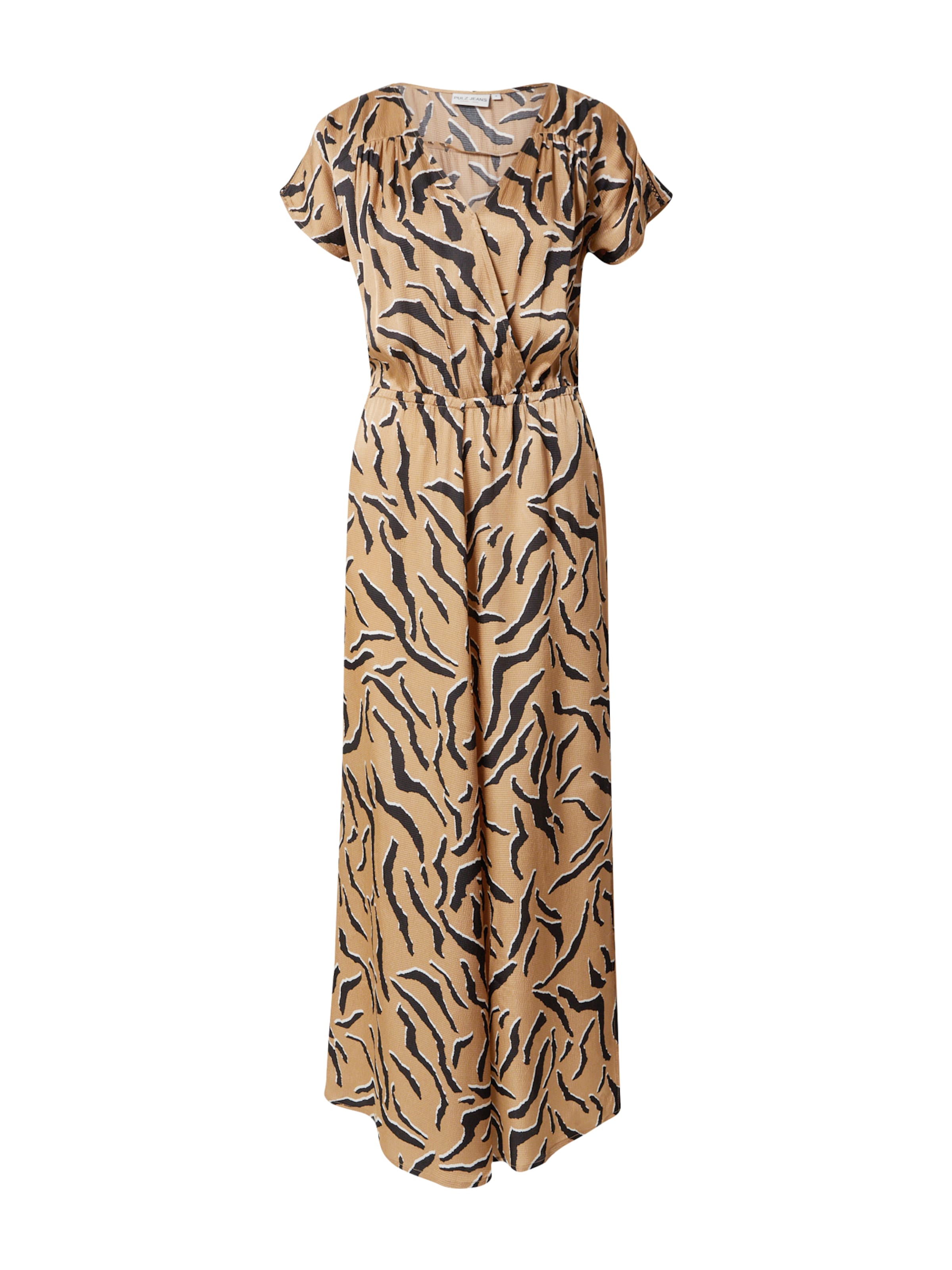 PULZ Jeans Dress 'ALISA' in Brown: front