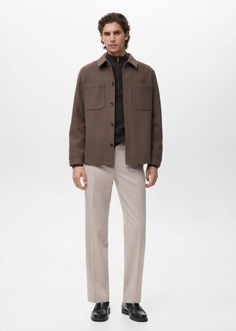 MANGO MAN Regular Hose 'Savoir' in Beige