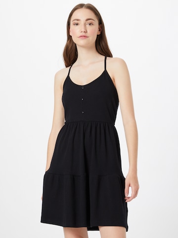 Robe 'Ava' ABOUT YOU en noir : devant