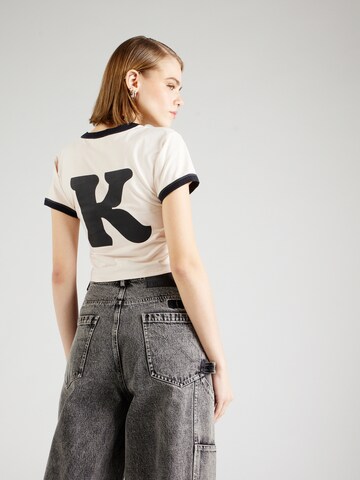 Karo Kauer Shirt 'Ringer' in White