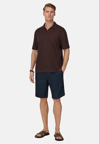 Regular Pantalon à pince Boggi Milano en bleu