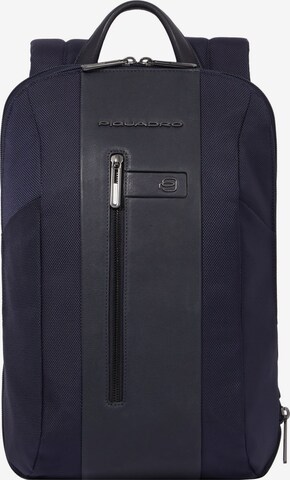 Piquadro Backpack 'Brief' in Blue: front