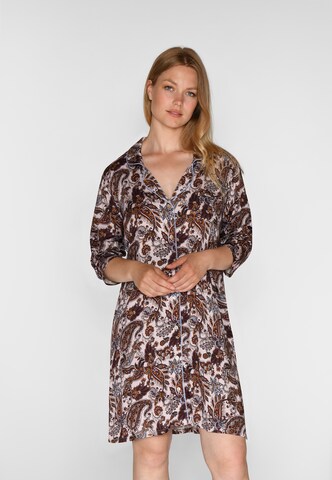 Camicia da notte 'Josephine' di CC DK in marrone: frontale