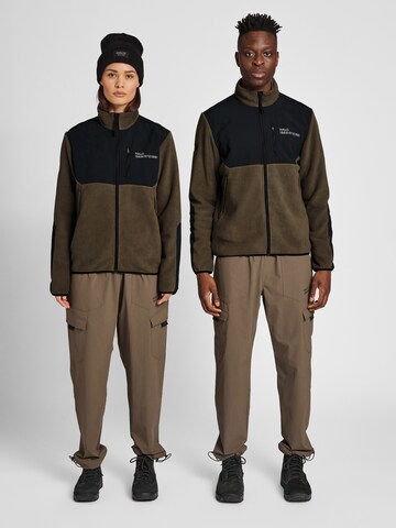 HALO Fleece jas in Bruin