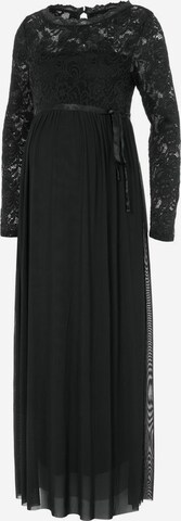 MAMALICIOUS Evening Dress in Black: front