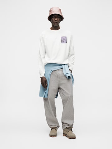 Carhartt WIP Широка кройка Панталон 'Mercer' в сиво