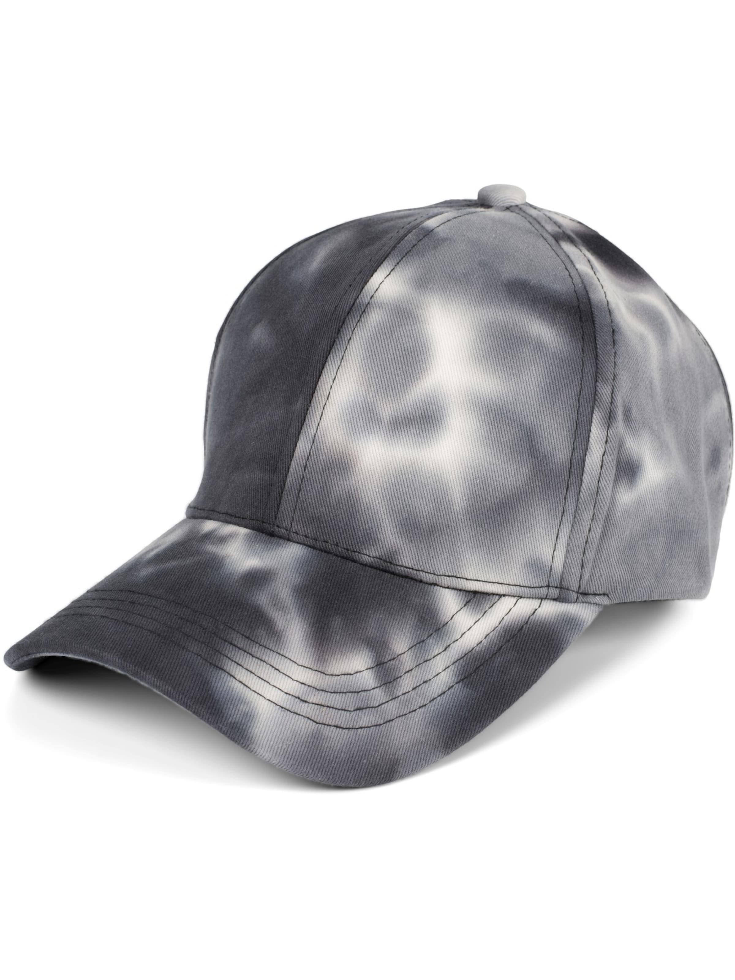 styleBREAKER Cap 'Baseballcap mit Batik Muster'‌‌‌‌ in Schwarz