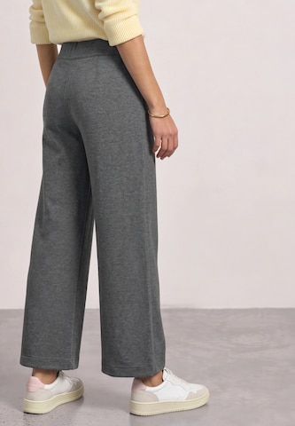 STREET ONE Wide Leg Hose 'Emee' in Grau