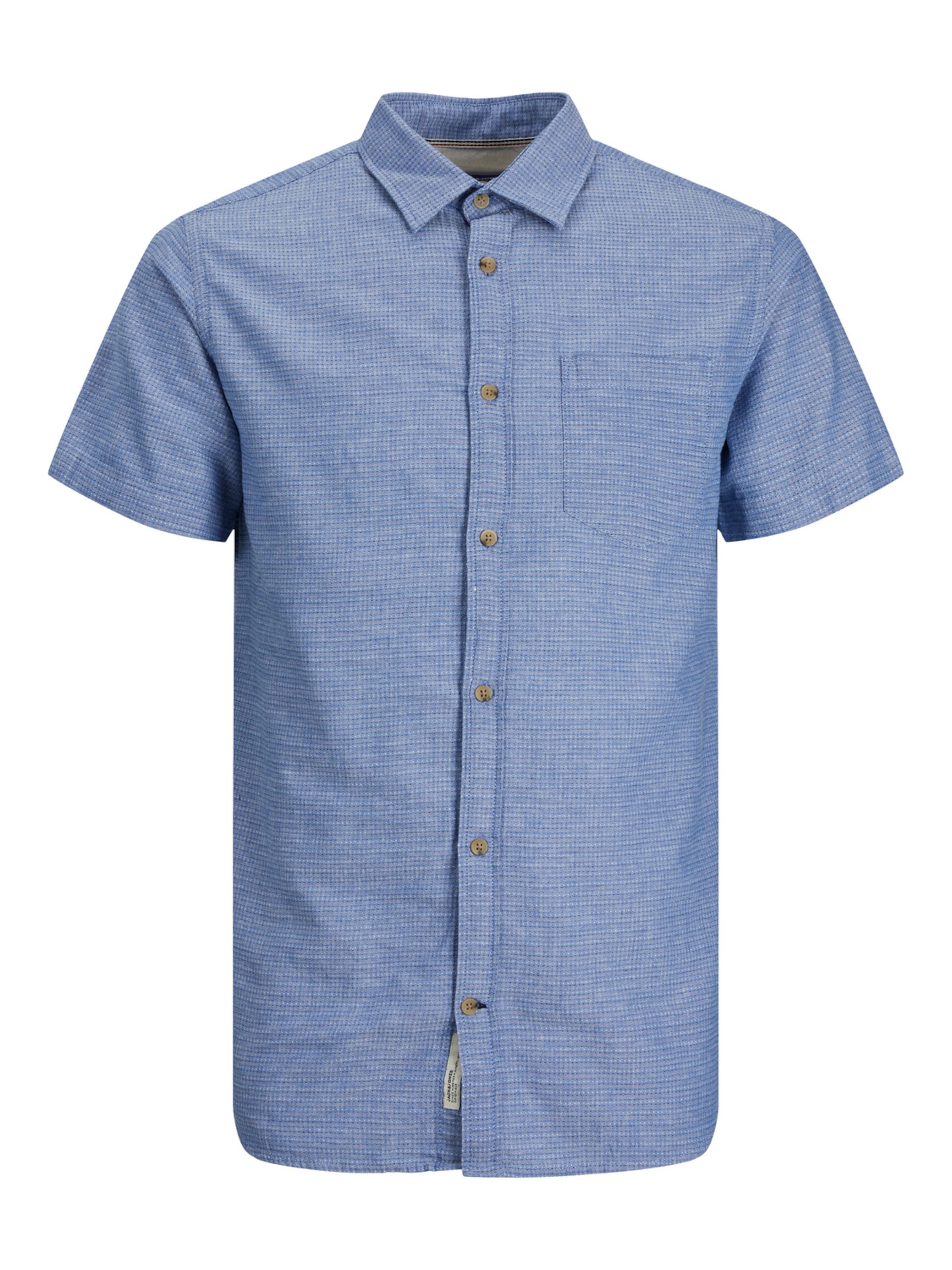 mėlyna JACK & JONES Marškiniai 'JORAbel': priekis