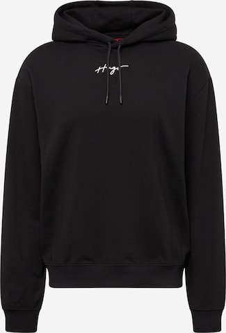 HUGO Red Sweatshirt 'Dalegre' in Black: front