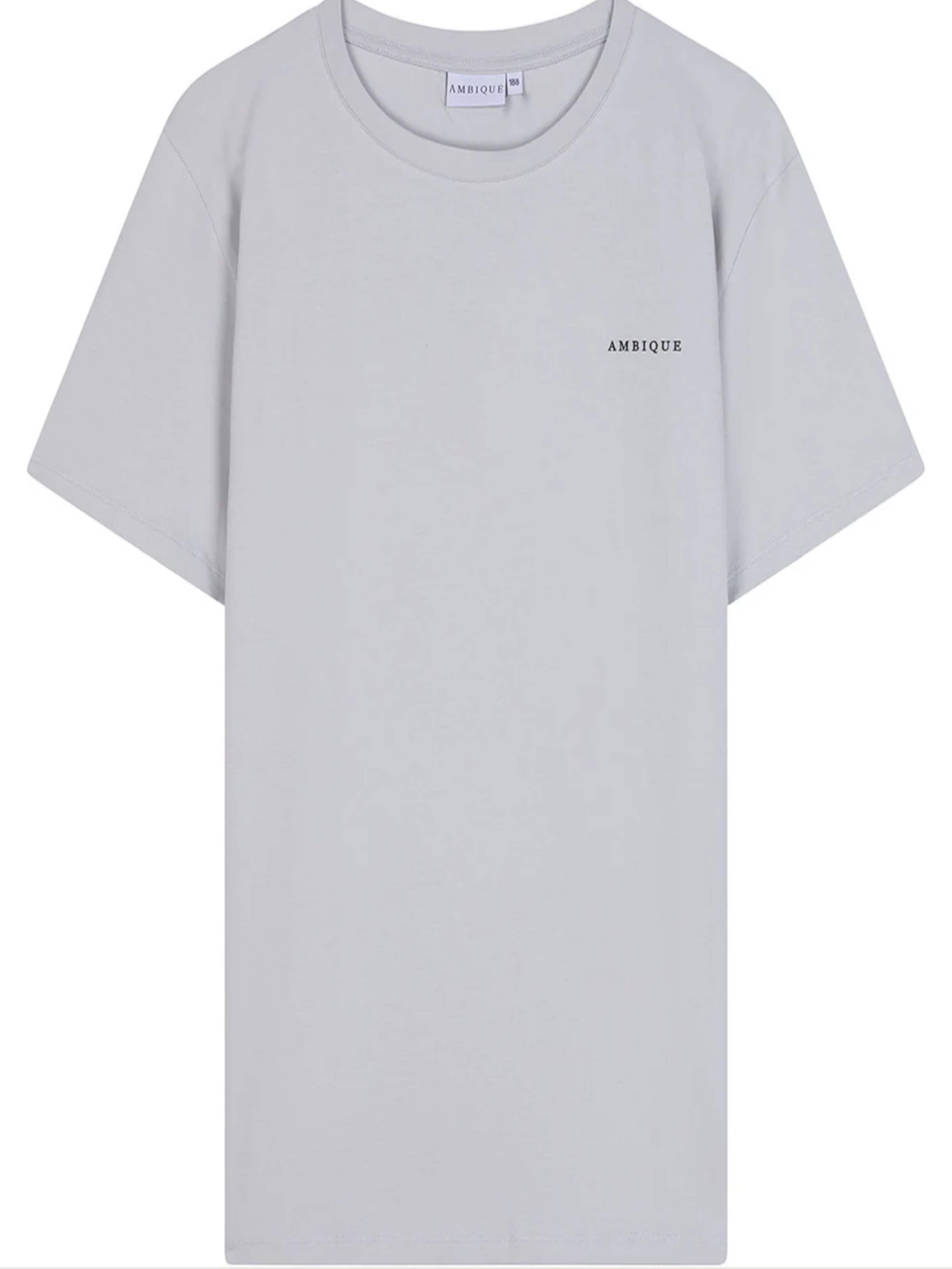 AMBIQUE Shirt 'JUSTIN' in Grijs: voorkant