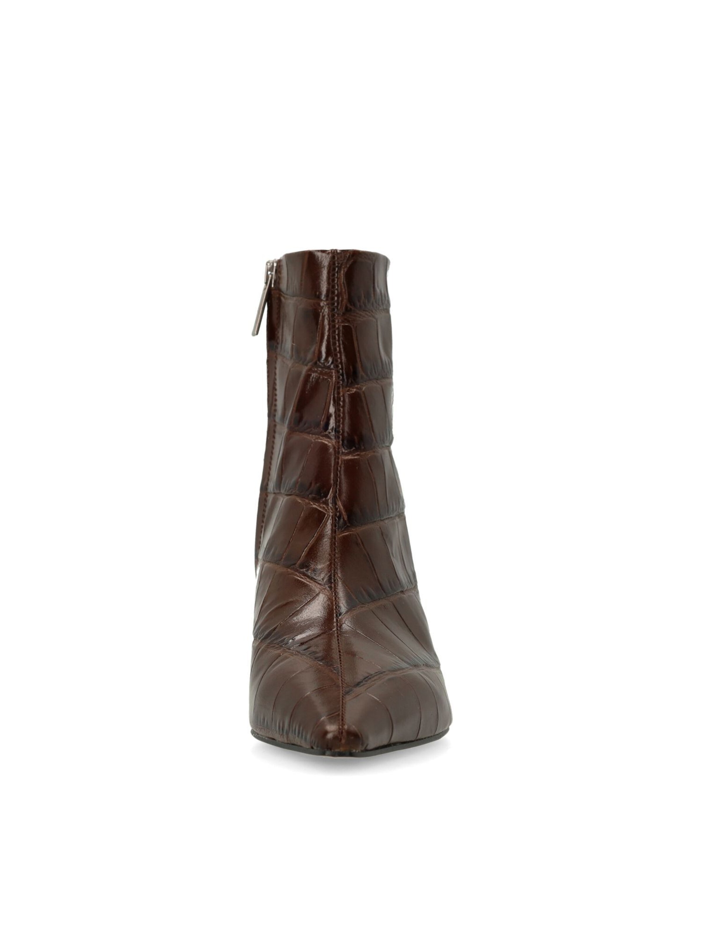 MANFIELD Ankle Boots in Brown