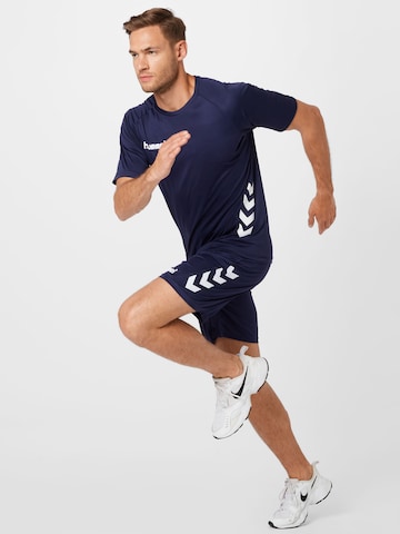 Hummel Trainingspak in Blauw