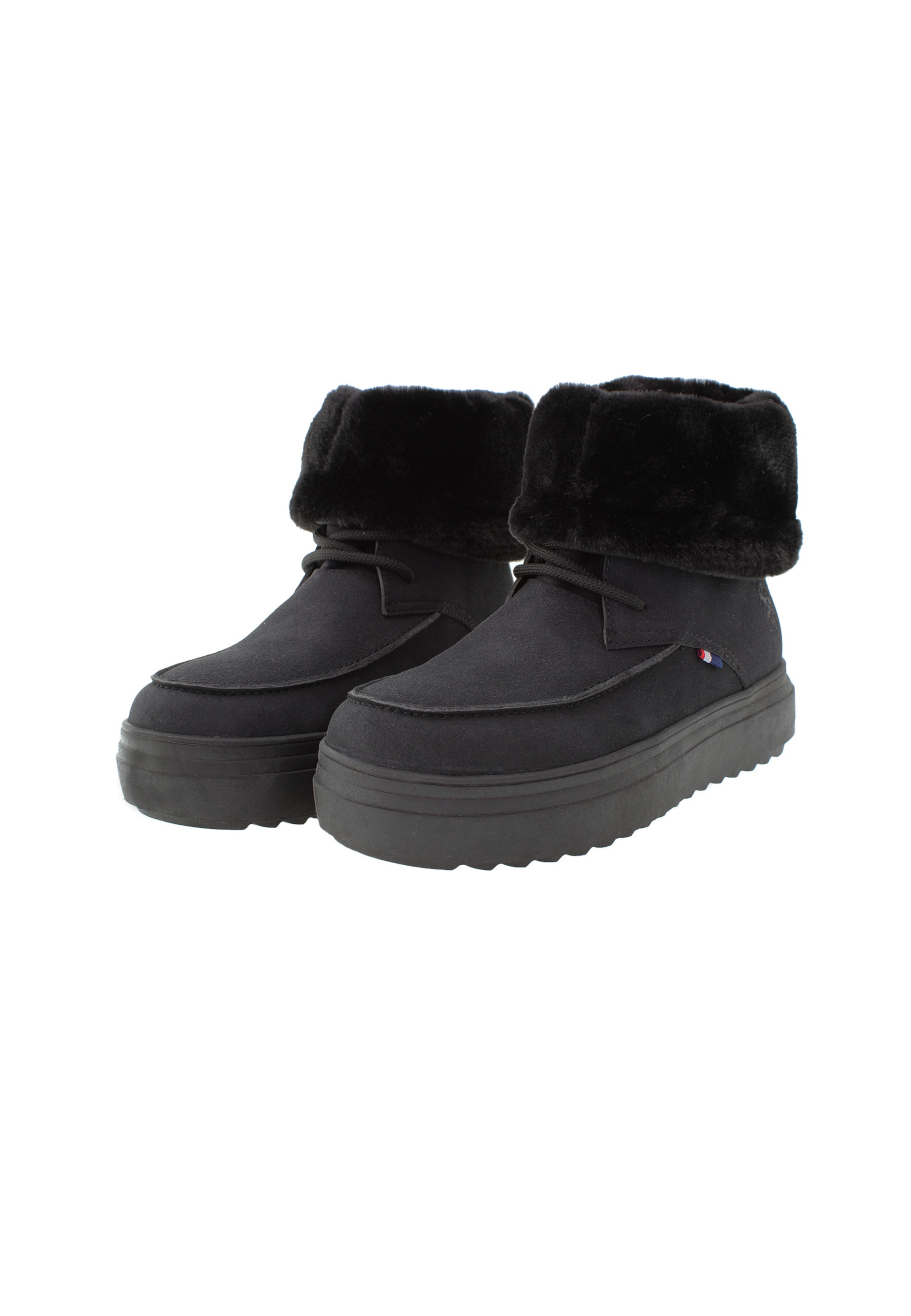 U.S. POLO ASSN. Bootie 'ICY001WDHF1' in Black: front