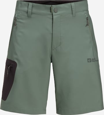 Regular Pantaloni outdoor 'ACTIVE TRACK' de la JACK WOLFSKIN pe verde: față