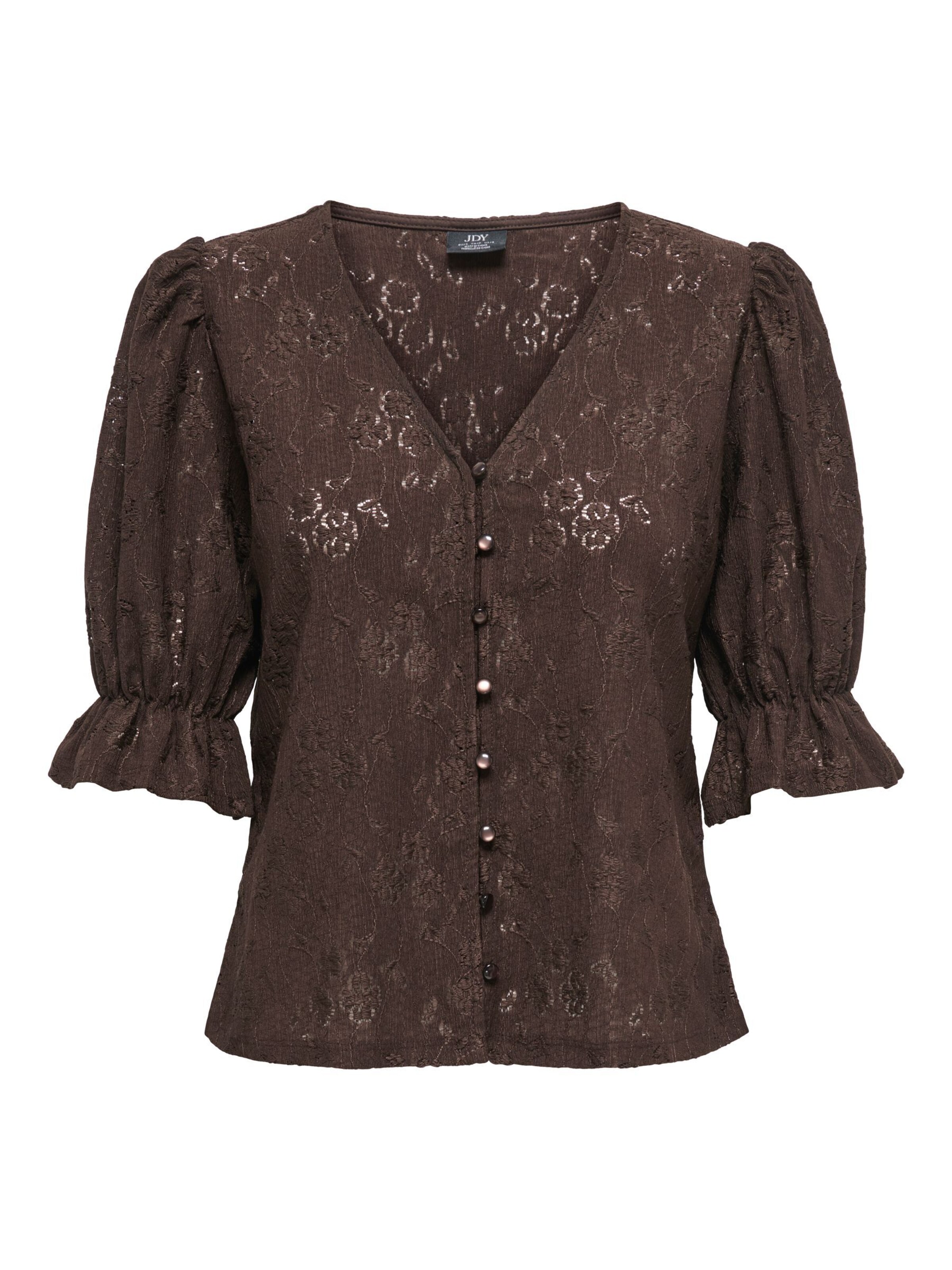 JDY Blouse 'JDYJakobe' in Bruin: voorkant