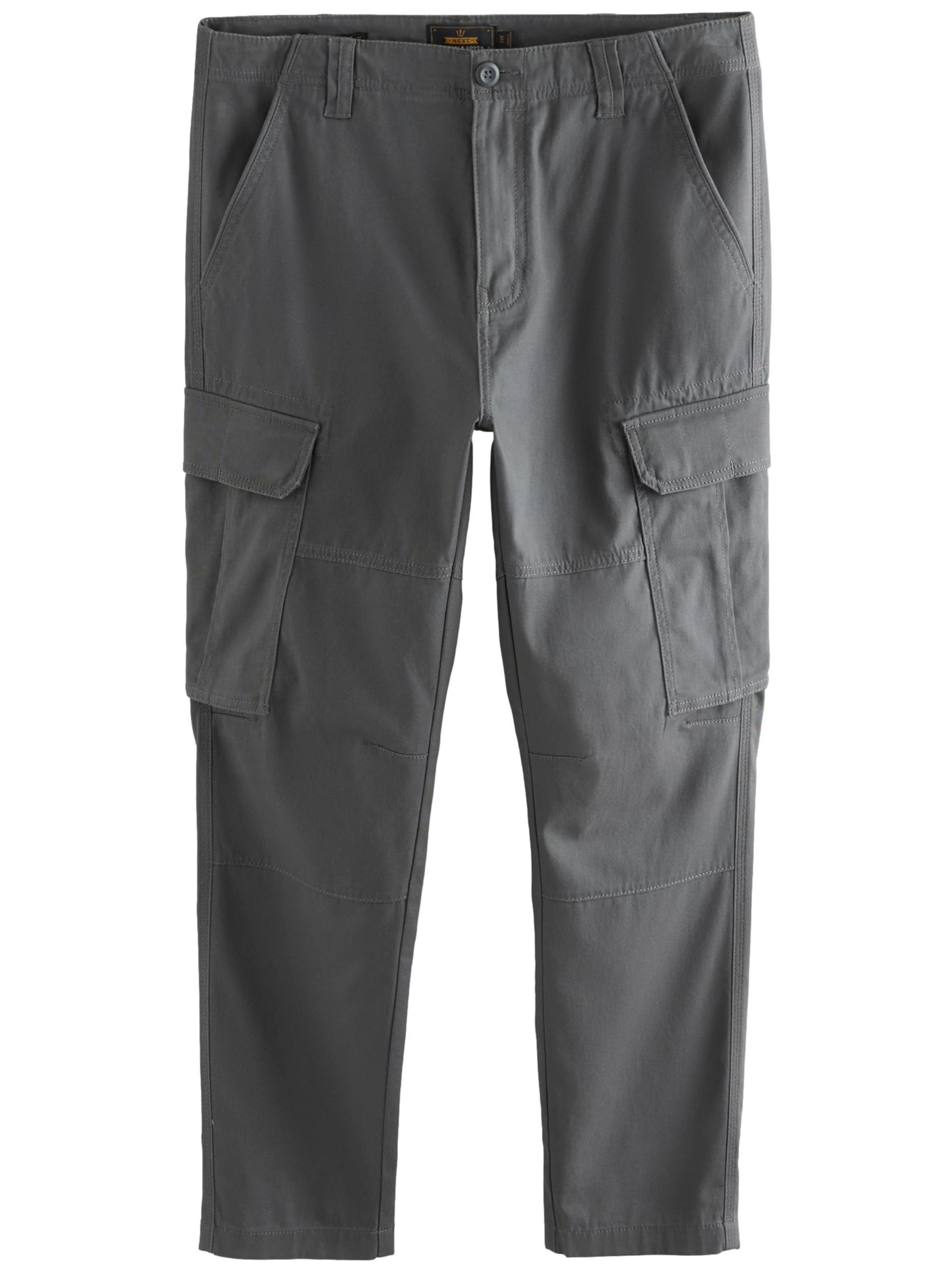 Next Skinny Cargobyxa i grå: framsida