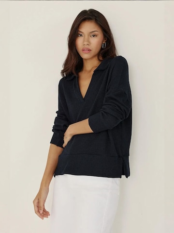 Hiccup Pullover in Blau