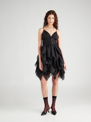 True Decadence - Vestido de gala en negro: frente