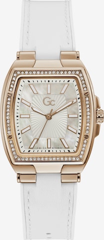 Gc Analog Watch 'Couture Tonneau' in White: front