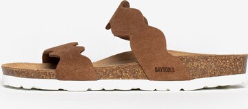 Bayton Pantoletter 'Wannero' i brun: forside