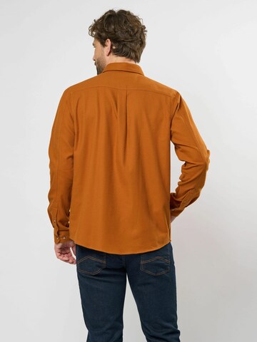 MCS Klasický střih Košile 'Tom' – hnědá