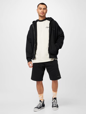 Pegador Wide Leg Shorts in Schwarz