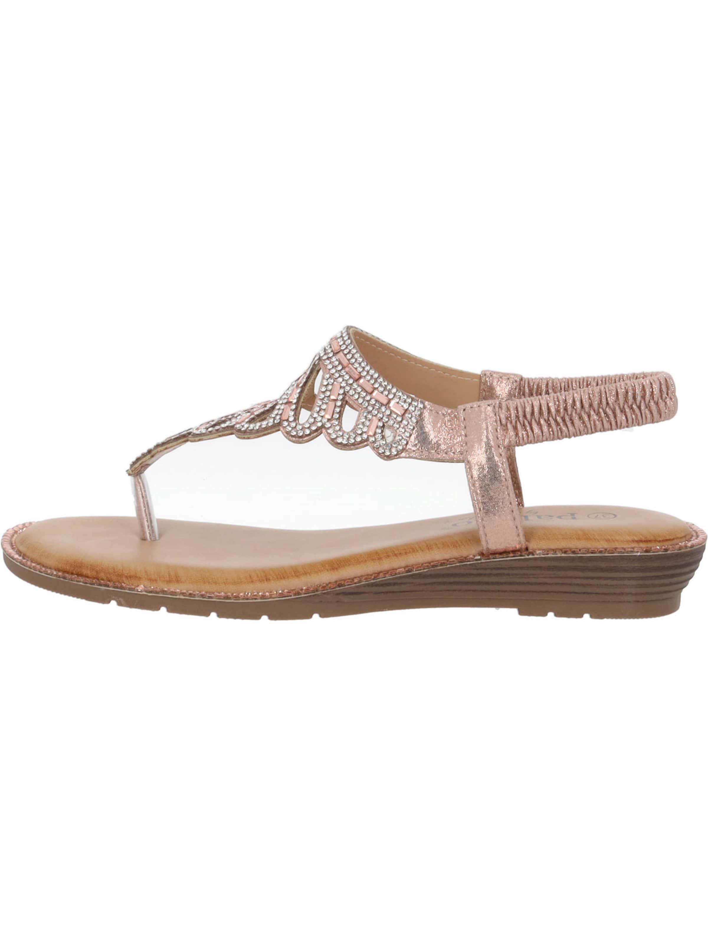 Palado by Sila Sahin Riemchensandale 'Phuza in Pink: Vorderseite