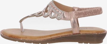 Sandales à lanières Palado by Sila Sahin en rose : devant