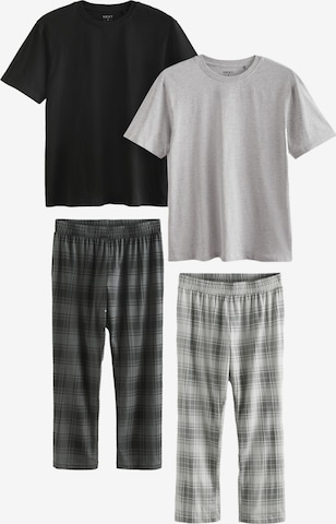 NextDuga pidžama - siva boja: prednji dio