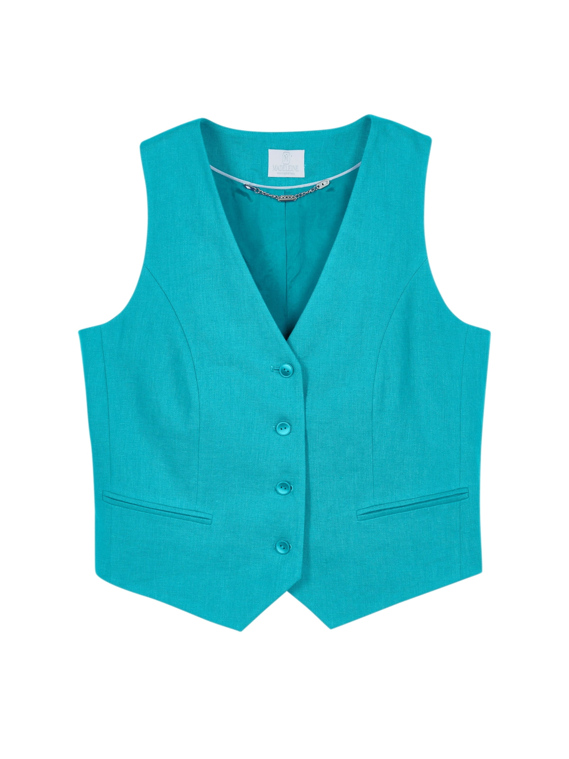 MADELEINE Bodywarmer in Blauw: voorkant