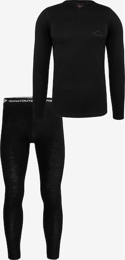 normani Sous-vêtements de sport 'Melbourne/Sydney' en noir chiné, Vue avec produit