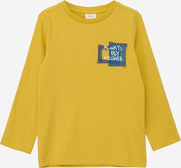 T-Shirt s.Oliver en jaune : devant