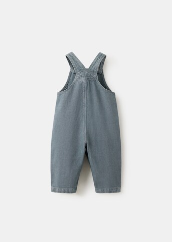 MANGO KIDSLoosefit Hlače s tregerima 'PINE' - plava boja