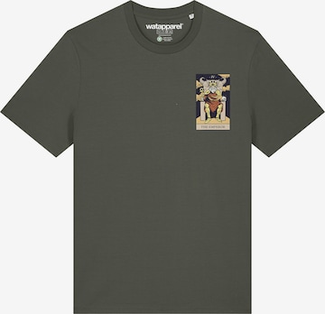 Watapparel Shirt 'Tarot The Emperor' in Grün: Vorderseite