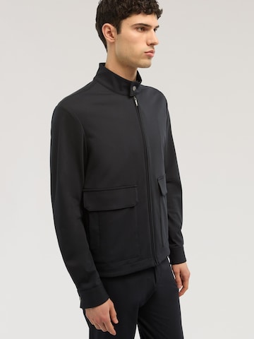 Trussardi - Abrigo de invierno en negro: frente