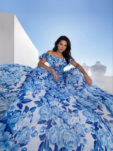 Abito da sera 'Nikol' di MATSOUR’I in blu