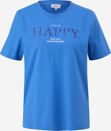 s.Oliver Shirt in Blue: front