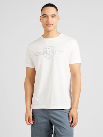 balts GANT T-Krekls: no priekšpuses