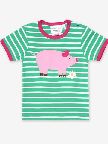 Toby Tiger Shirt in Green: front