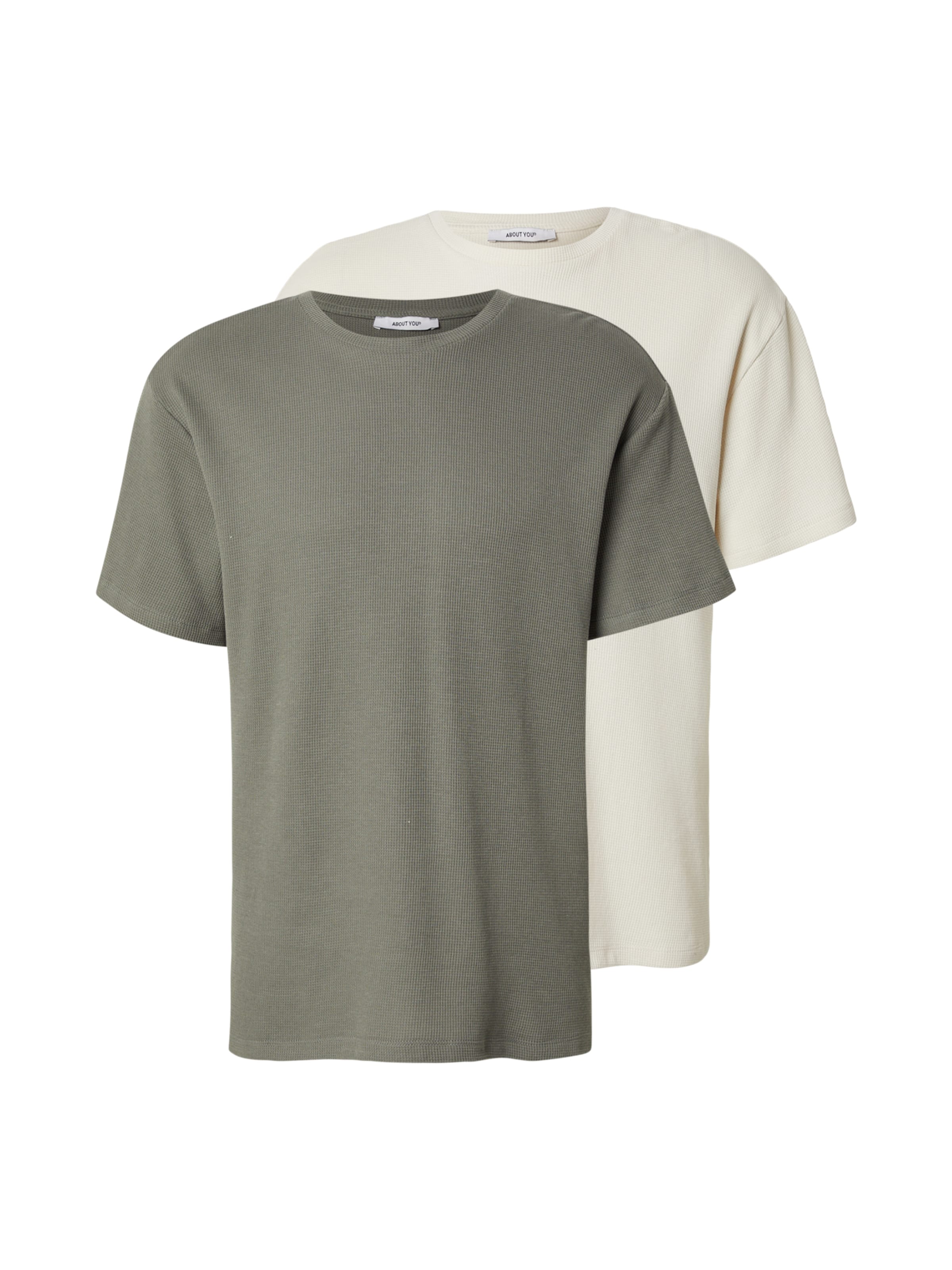 ABOUT YOU Μπλουζάκι 'Milo' σε μπεζ: μπροστά