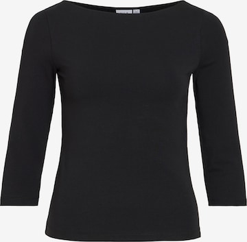 VILA Shirt 'VIEmilie' in Zwart: voorkant